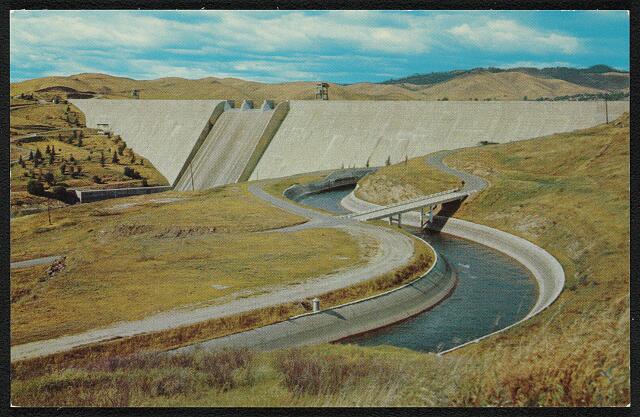 Friant Dam under construction, U.S. Bureau of Reclamation